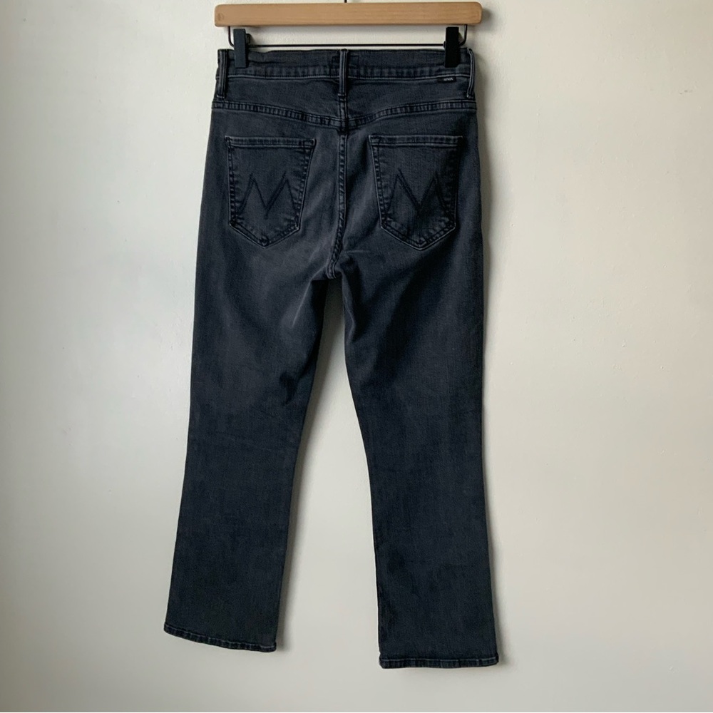MOTHER Jeans Insider Crop Dancing in the Dark Gray Size 28 - Picture 3 of 13